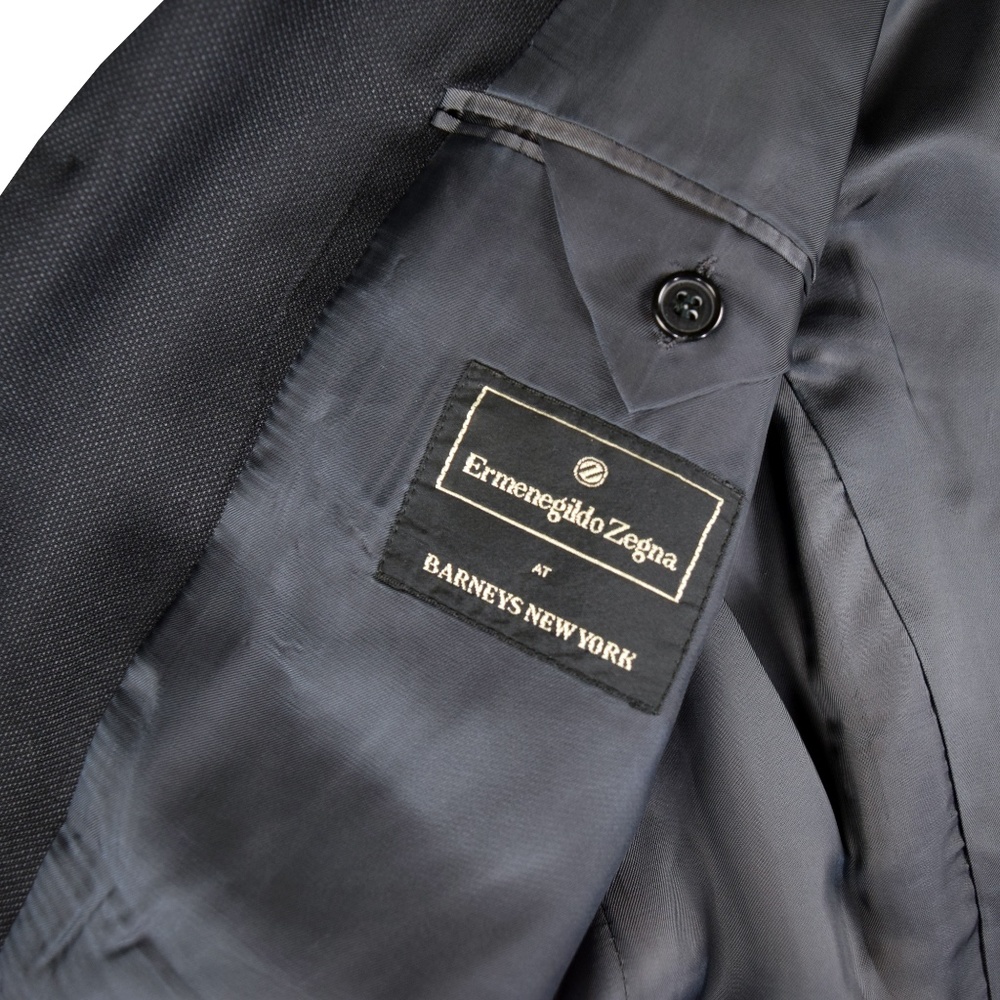 Ermenegildo Zegna Mens Silk Wool 3 Button Blazer - Picture 7 of 7